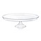 Clear Medium Round Plastic Cake Stands - 11.6" (12 Cake Stands)